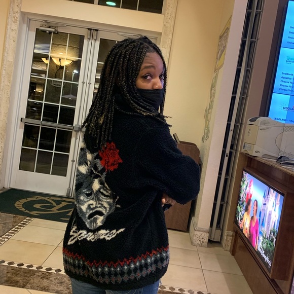 SUPREME DRAMA MASK FLEECE JACKET - Picture 4 of 4